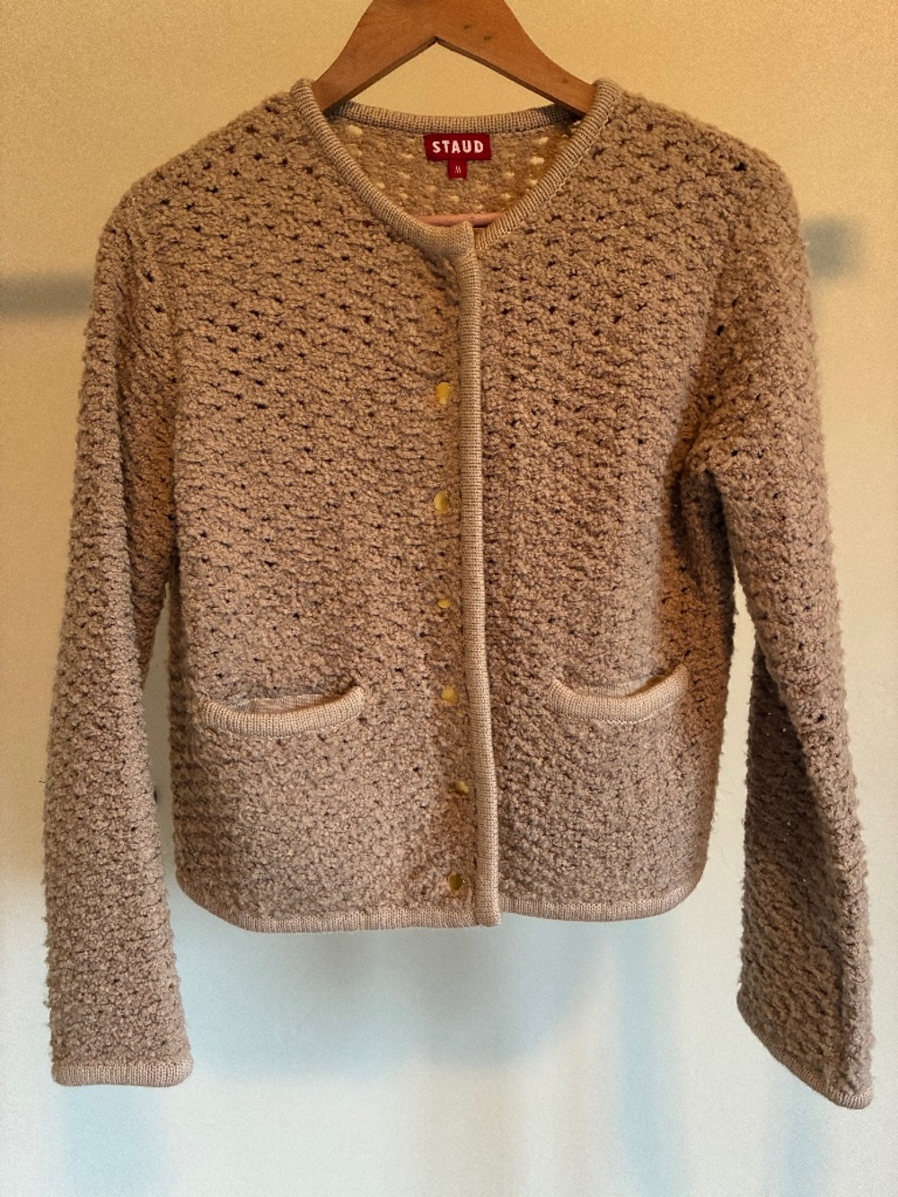 STAUD Lisson Knit Jacket/Cardigan